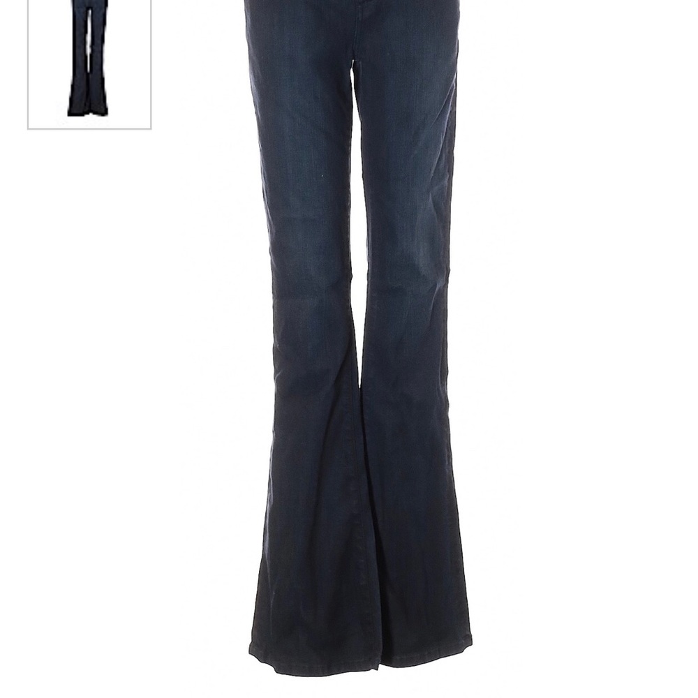 Carmar Flare Solid Dark Wash Blue Jeans size 26